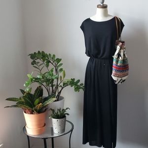 Vintage Nicole Smith Black Maxi Dress